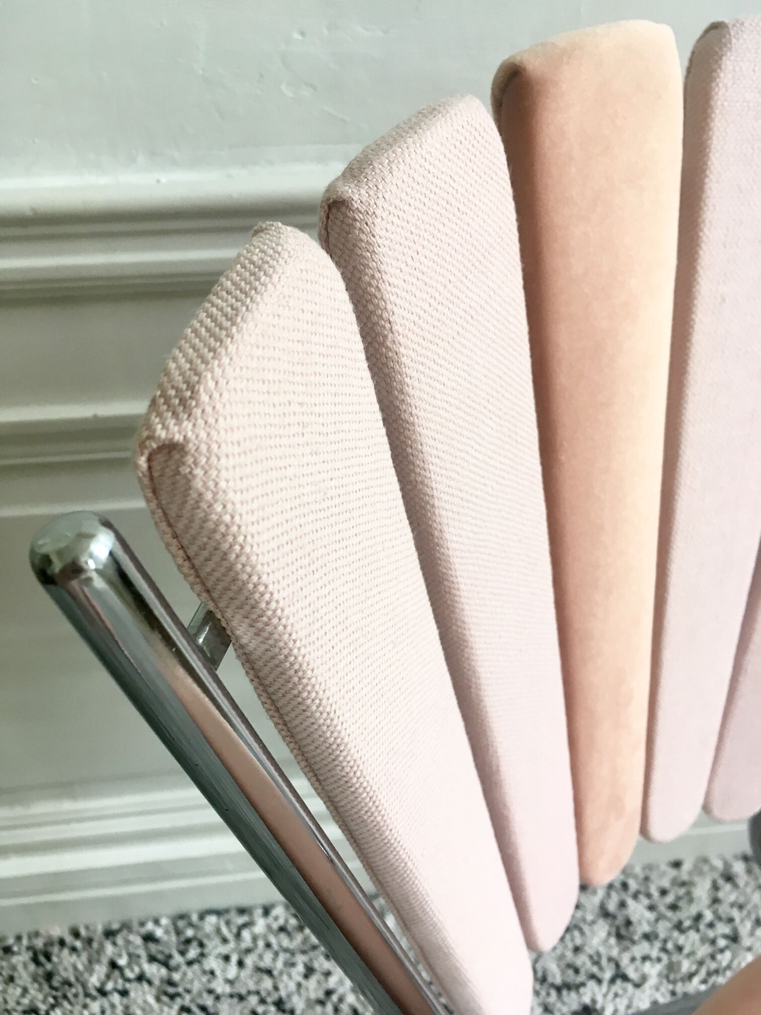 restored vintage "petal" chairs