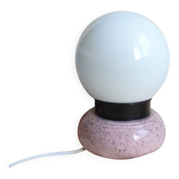 Lampe boule, lampe boule céramique et opaline, lampe d'ambiance et de salon