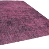 Handmade Turkish Decorative 1980s 284 cm x 380 cm Pink Wool Carpet