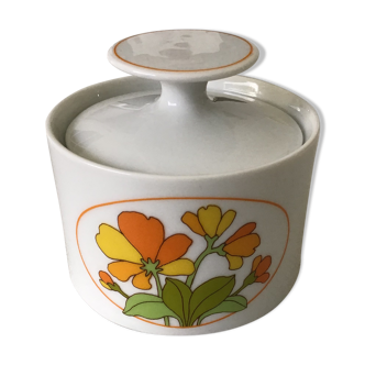 Sucrier en porcelaine année 70