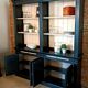 Black and wood dresser bookcase