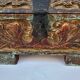 Neoghotic box carved wood inspiration renaissance xx eme polychrome