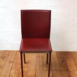 Vintage leather dining chair