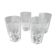 Suite of 4 glasses with orangeade cristal de weaners