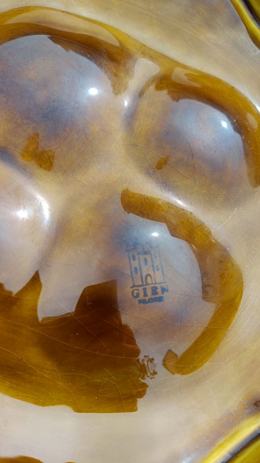 Vintage oyster service Gien – ceramic