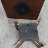 Scandinavian library revolving teak around 1960