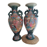 Satsuma vases