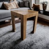 Wood marquetry table Benoît Cazes 2023 - Art Deco reissue JM Frank