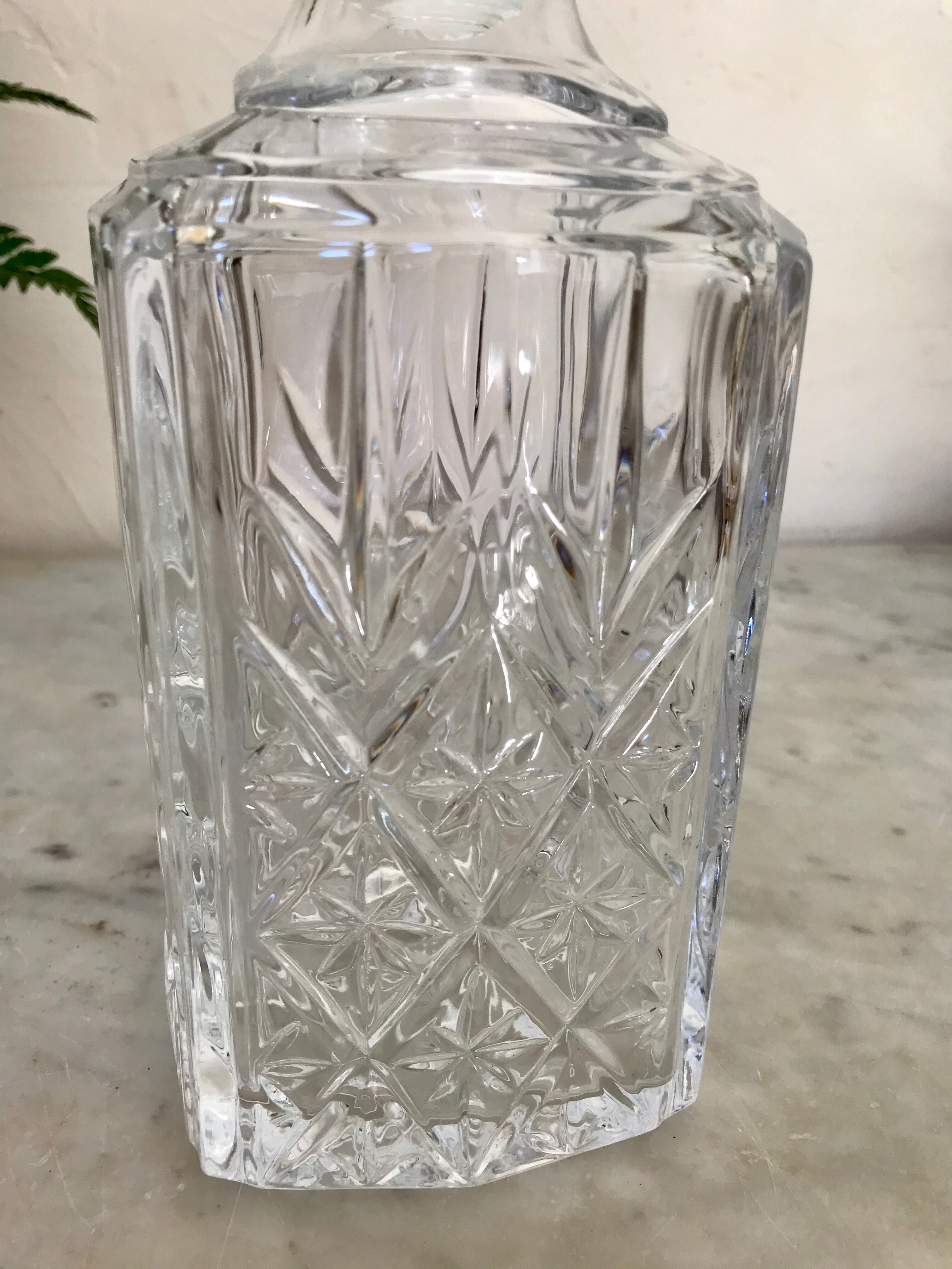 Crystal whisky carafe