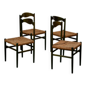Chaises de salle à manger - vert