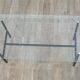 Modernist glass and metal coffee table 1950
