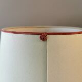 Pair of vintage twisted wood lamps