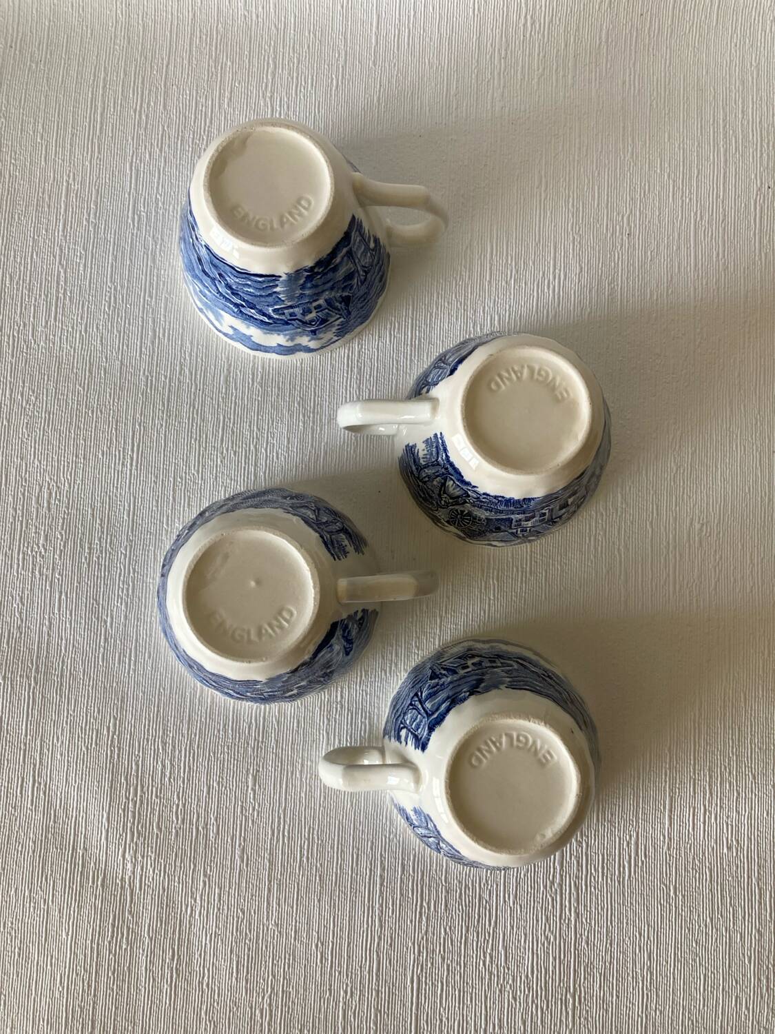 4 Myott Meakin The Mill teacups