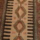 Ivory & Brown Turkish Vintage Kilim Rug, 99x197Cm