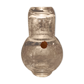 Carafon et son verre capuchon cristal de Bohème