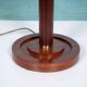 Lampe de table vintage en bois des années 60