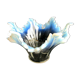 Tulip with glass claw, flower with 6 opalescent cut petals, Art Deco