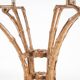Bamboo-style painted brass table