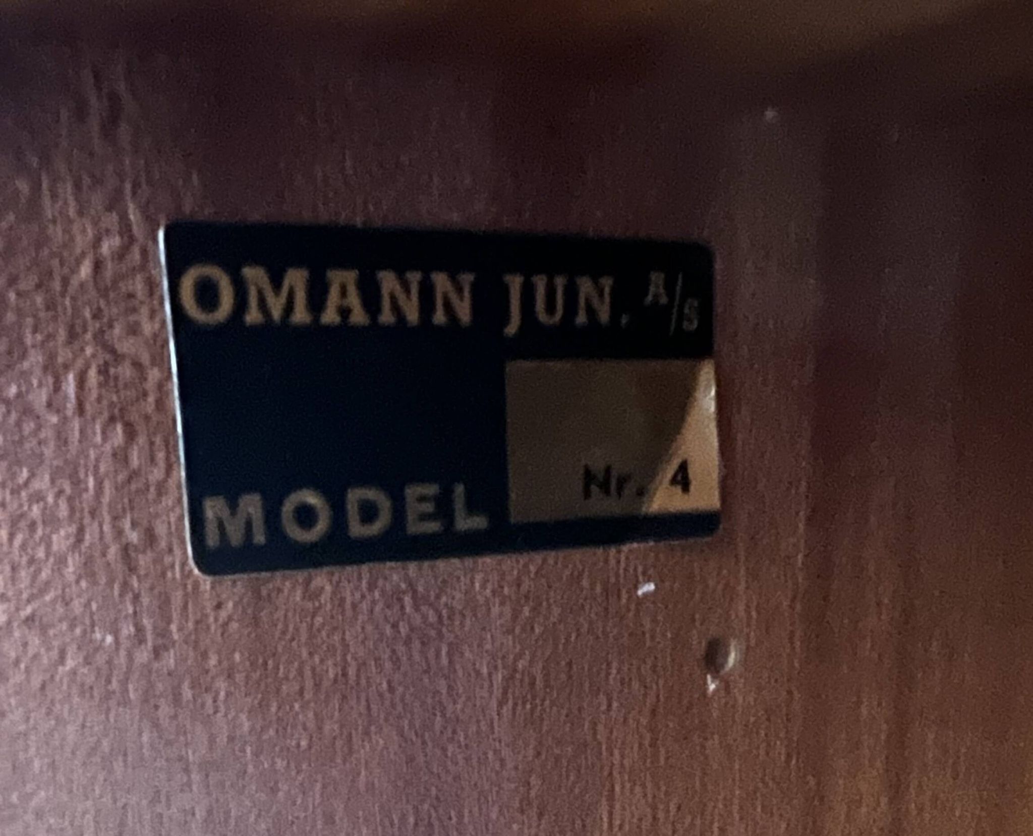 Rosewood Model 4 Cabinet by Omann Jun Mobelfabrik, 1970s