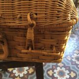 Wicker suitcase