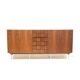 Unique vintage design sideboard made of rosewood with a bar section from the 1960s