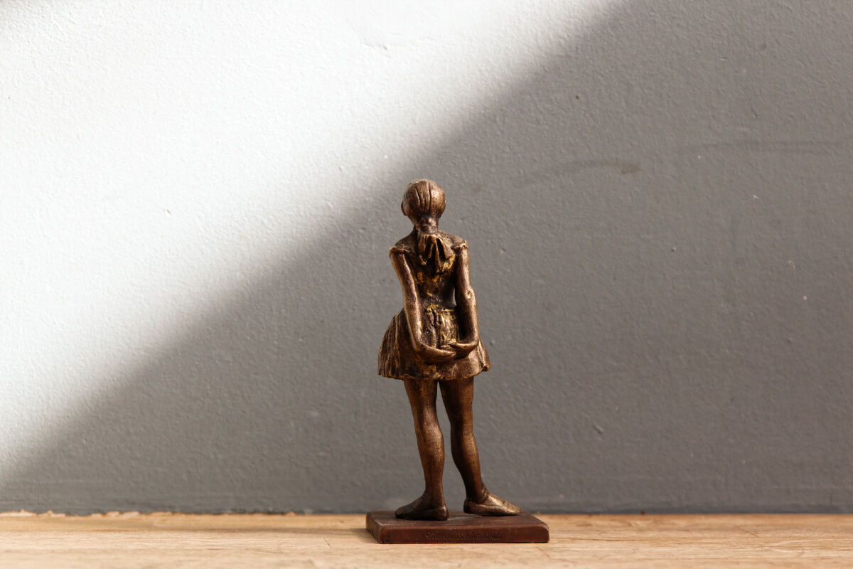 Bronze sculpture, Degas, the little dancer of 14 years