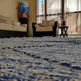 Berber carpet blue Zanafi style 186x316 cm