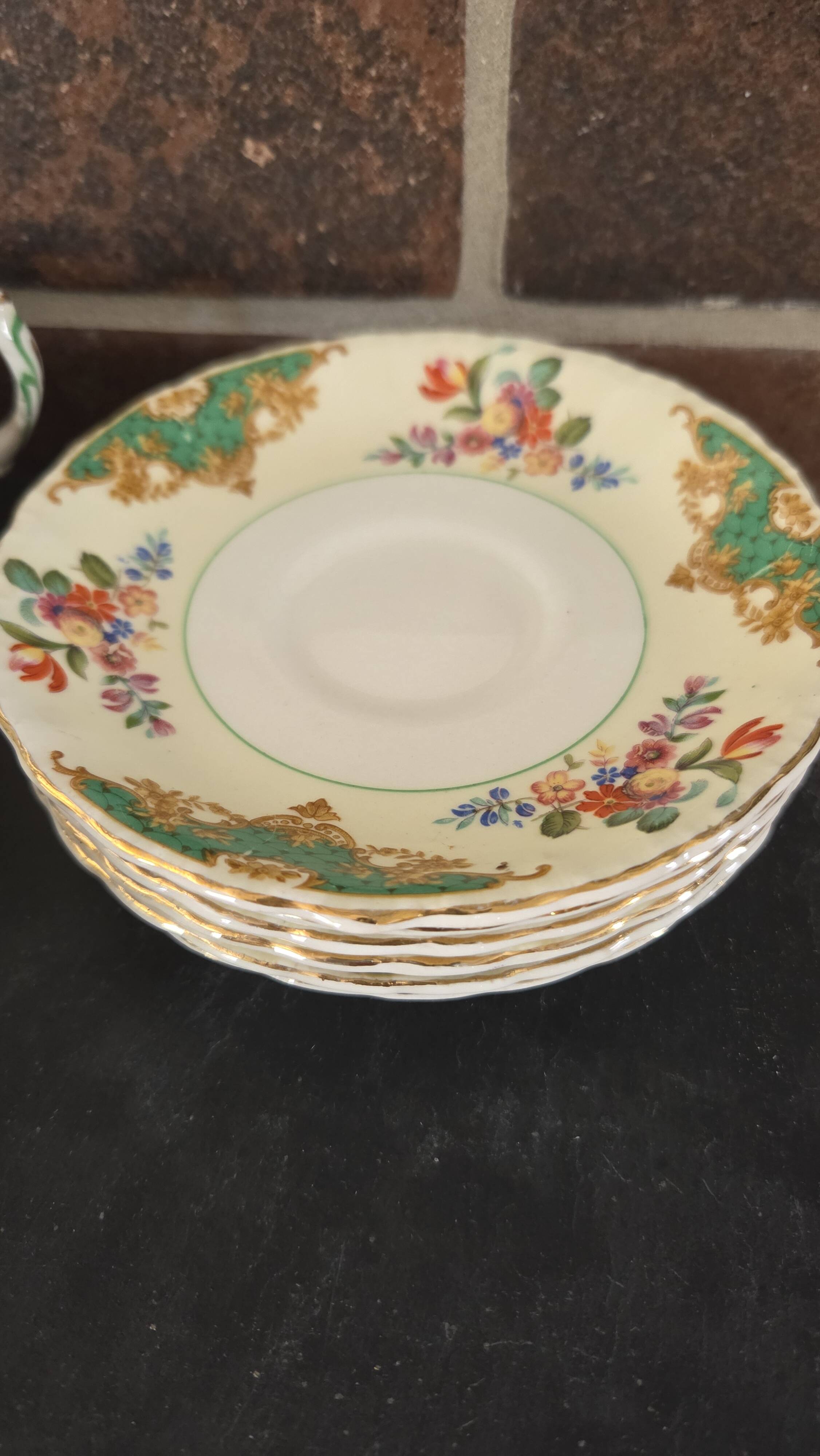 6 cups and 6 saucers w. h. grindley & co.