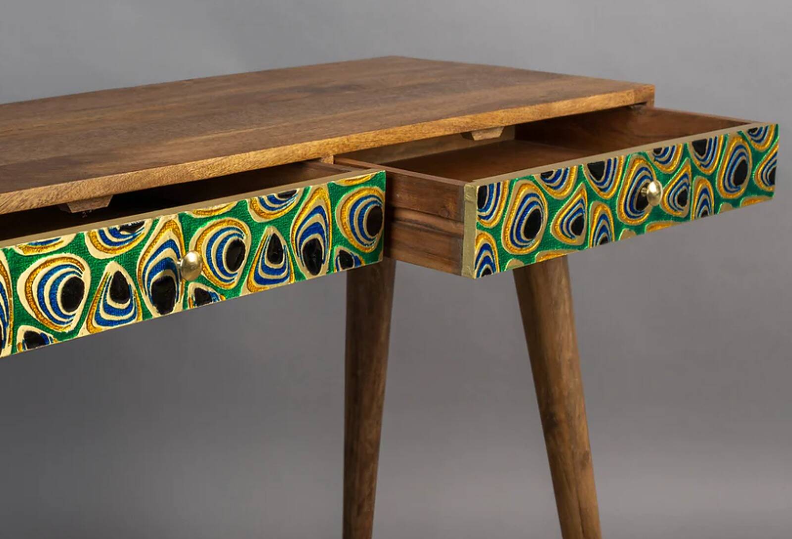 Rectangular coffee table Dutch Bone Meena in wood
