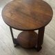 Art Deco oak pedestal table