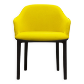 Fauteuil VITRA Softshell en tissu Jaune