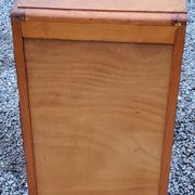 Vintage chest of drawers from the 50s with compass feet and 3 drawers