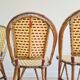 Hardy rattan bistro chairs - antique rattan chairs