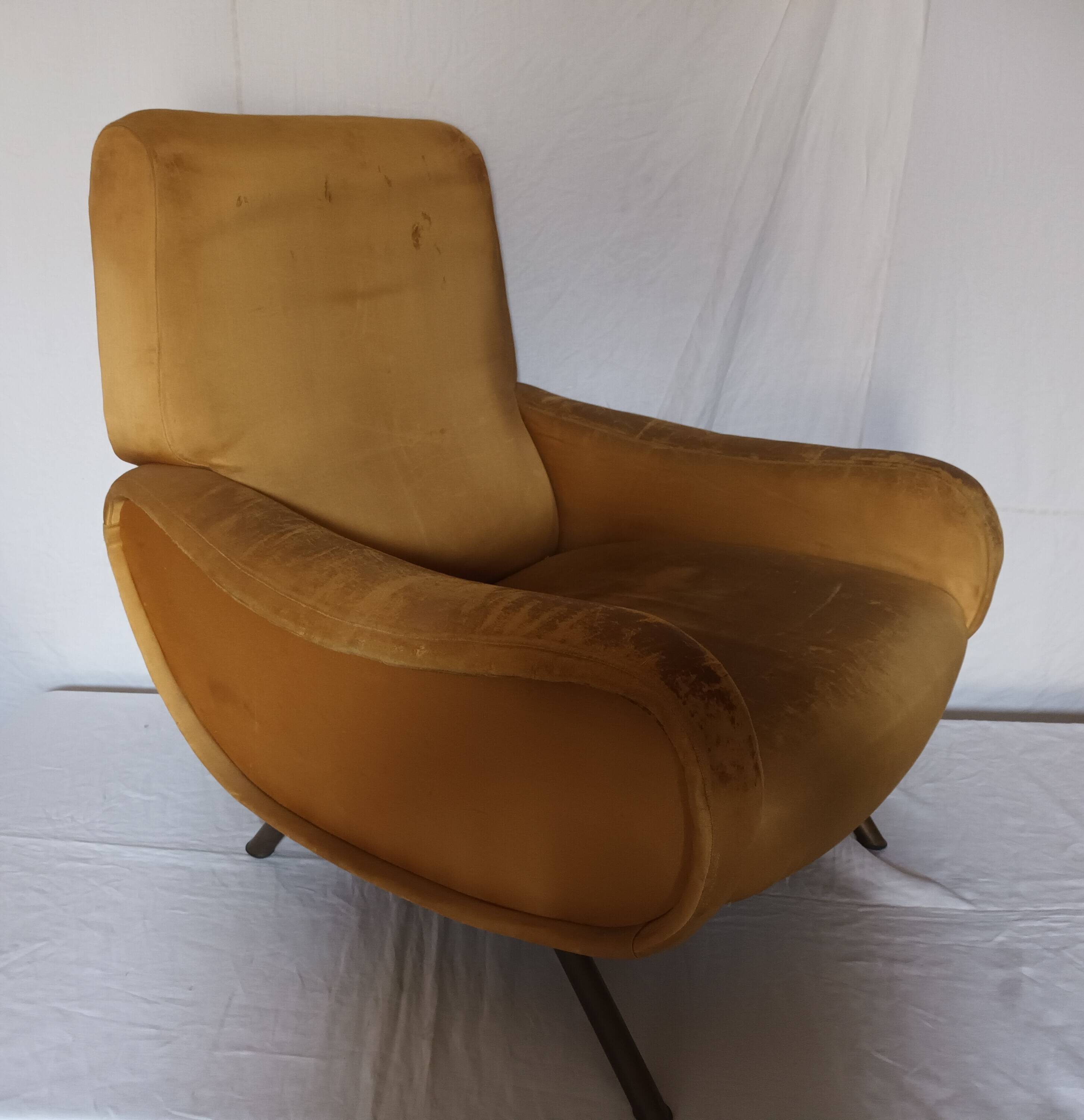 Lady armchair by Marco Zanuso for Arflex from the 1950s