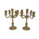Pair of brass candlesticks