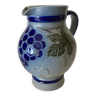 Stoneware pitcher with salt Schmitter Betschdorf - Alsace