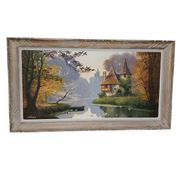 Tableau paysage R. Lambert