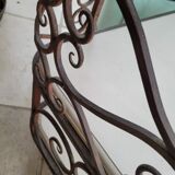 Wrought iron baker's grid.