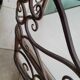 Wrought iron baker's grid.
