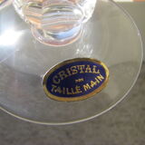 Service à cognac en cristal