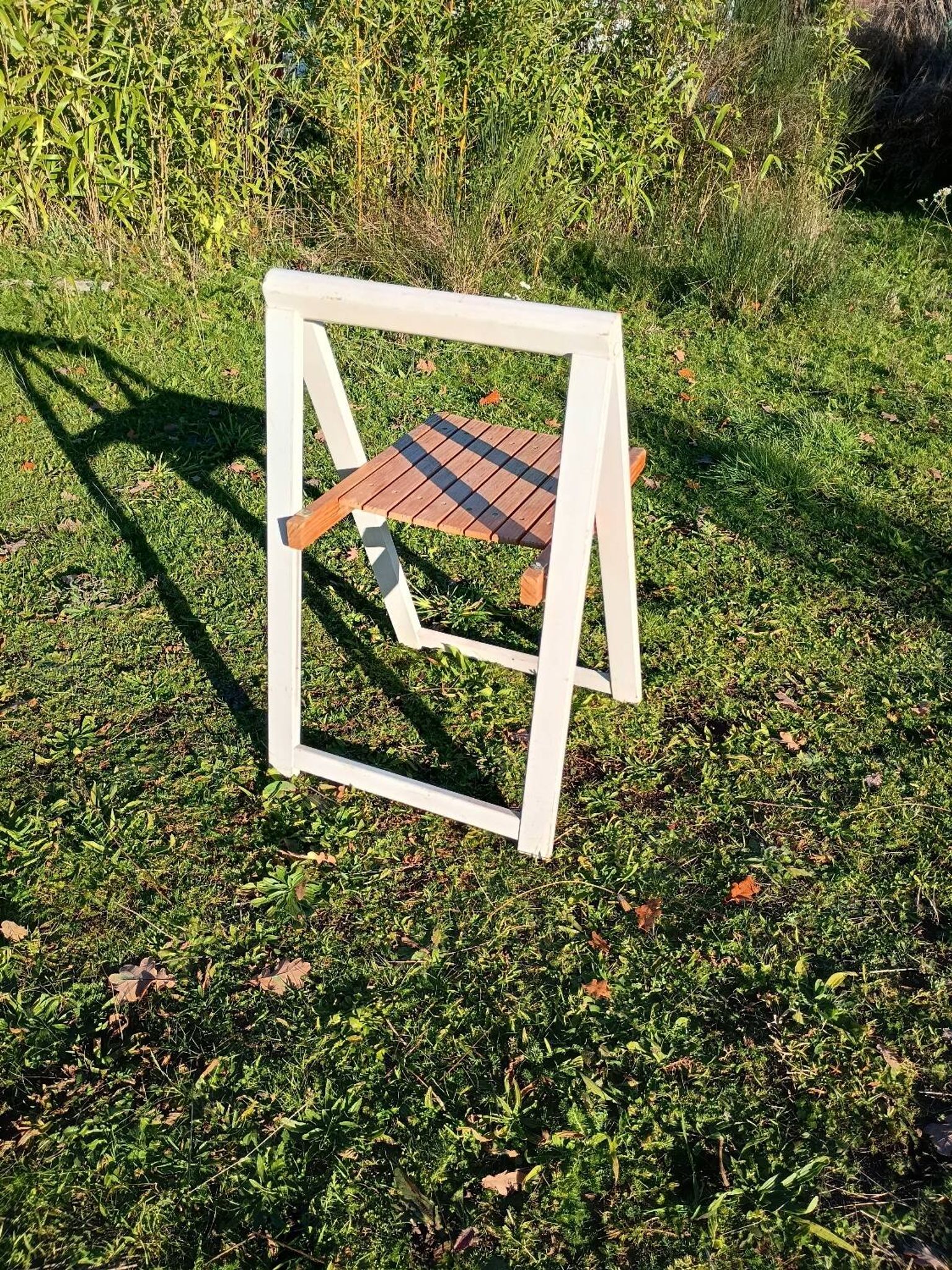 Chaise pliante par Aldo jacober