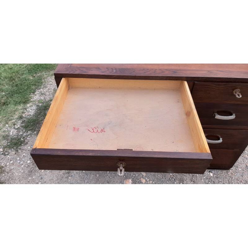 Bureau bois chêne année 30