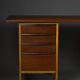 Bureau scandinave en teck et hêtre, années 1960