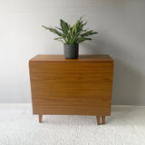 1970’s mid century drop leaf dining table and 4 dining chairs by Schreiber