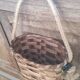 Basket or bag to put or hang leather, rope, brass and rattan