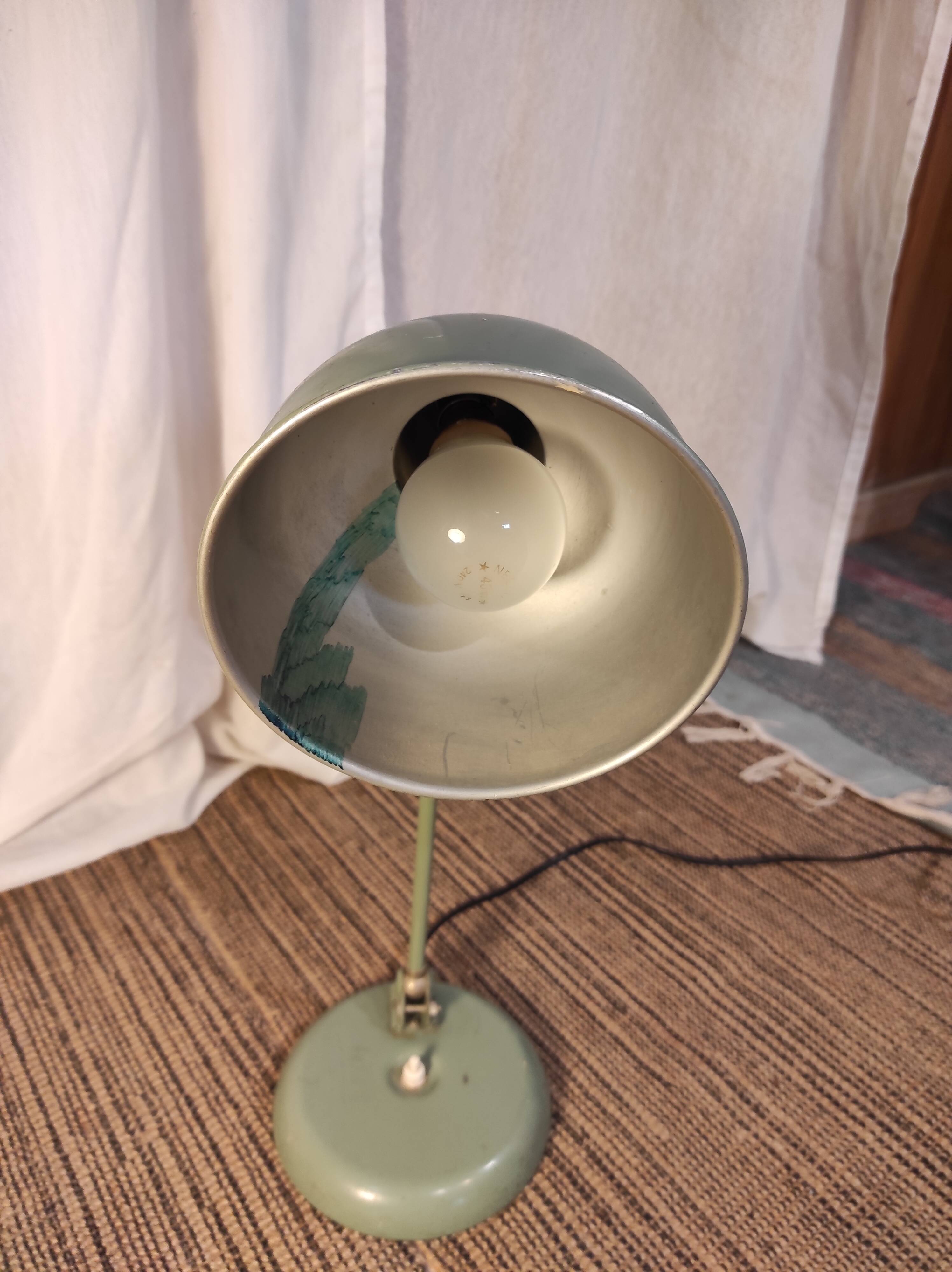 Desk lamp, articulated workshop lamp 1940
