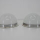 Big Bauhaus Chrome Flush Mount or Wall Light , 1940s, EIGHT items Available