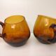 Vintage blown glass cups