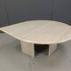 Vintage travertine coffee table, 1970s