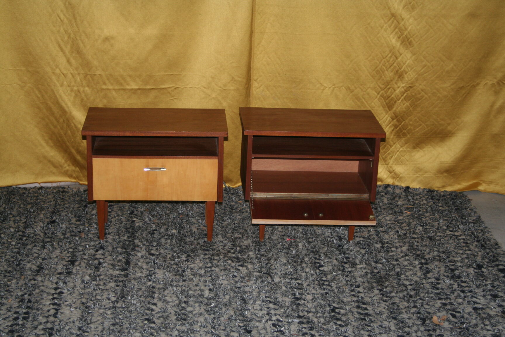 Pair of nightstands vintage